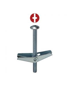 3/16 Toggle Bolts - Phillips/Slotted Mushroom Head S