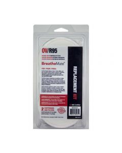 BreatheMate Organic Vapor Cartridge/R95 Filter Combo Pack (12/Cs)