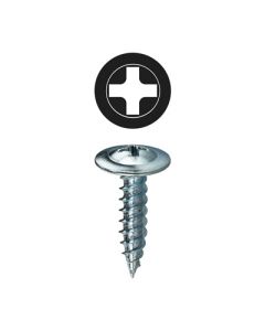 Lath Phillips Wafer Head Metal Piercing Screw - #8 x 1-1/4-Inch (Pack of 100)