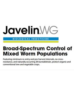 Certis Javelin WG Broad-Spectrum Biological Insecticide - Bacillus thuringienis kurtaski - 5 Pound (4/Cs)
