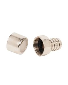 Dramm Hose Fitting/Ferrule End Connection - 3/4-Inch Female (Pack of 12)