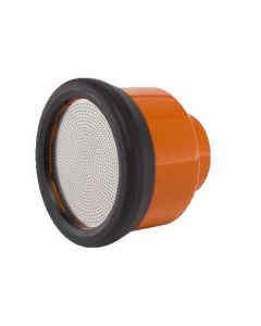 Dramm 1000PL-W Orange Water Breaker Nozzle - Wide Pattern (50/Cs)