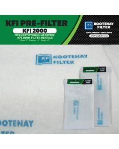 Kootenay Replacement Pre-Filter - Lite Carbon Filter KFI 2000 (10/Cs)