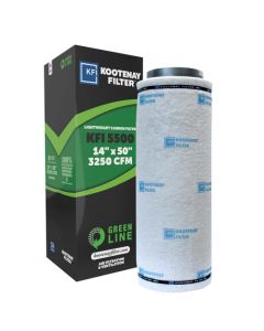 Kootenay Lite Carbon Filter KFI 5500 - 17.7 inch x 49.2 inch - 14-Inch Flange - 3250 CFM (4/Plt)