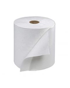Hardwound Roll Towels - 1-Ply White - 7.875-Inch x 800 Ft (Case of 6)