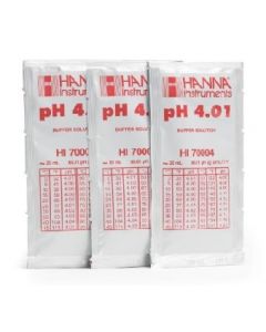 Hanna Instruments 4.01 pH Value @25°C - 20 mL Sachets (25-Pack)