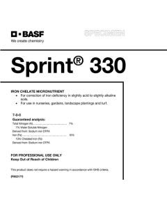 BASF Sprint 330 Fe 10% Iron DTPA Chelate - 50 Pound