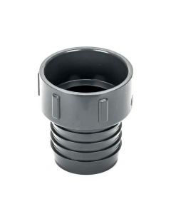 PVC Insert Adapter - Barb x Socket - Gray