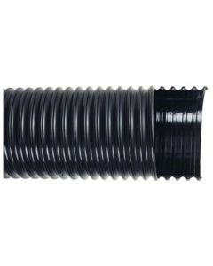 PVC Kink-Free Corrugated Hose - Black - 1-1/2-Inch x 100 ft (100ft/Cs)