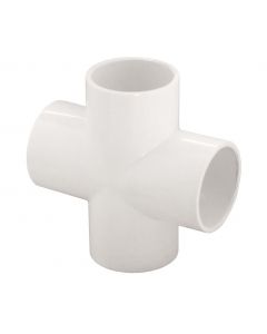 PVC Straight Cross - Schedule 40 - Socket