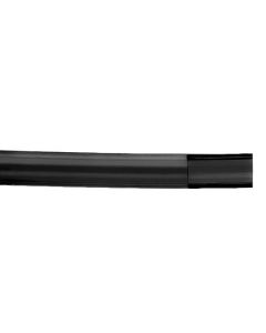 PVC Vinyl Tubing - Black - 1-1/2-Inch ID / 2-Inch OD x 50 ft (50ft/Cs)