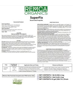 Remca Organics SuperFix Bactericide/Fungicide - 1 Gallon (4/Cs)