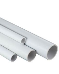 Rigid PVC Pipe - Schedule 40 - White - Bell End - 3/4-Inch (8000/Cs)