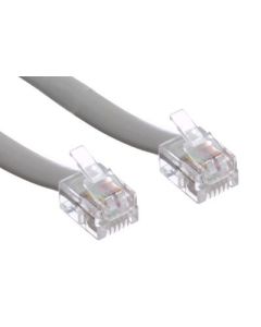 RJ12 Cable - Straight - 6 Pin x 50-Foot