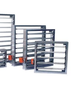 Aluminum Shutter SW Series - 2 Panel - Air Inlet - 60-Inch