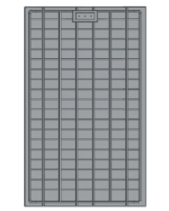 Staal Plast End Tray w/Out Sump - 1120mm x 2000mm (3.5 Ft x 6.6 Ft)