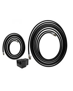 Trolmaster Hydro-X RJ12 Extension Cable Set (1x 16' RJ12 Cable; 1x 4' RJ12 Cable; 1x RJ12 T-Splitter)