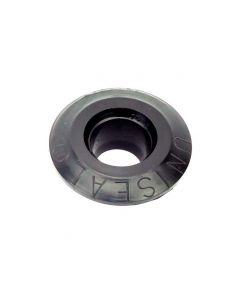 Uniseal Pipe-to-Tank Fitting - Black - 1/2-Inch (100/Cs)