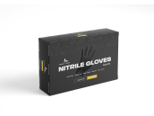 Arable Acres Nitrile Gloves - Exam Grade - Powder-Free - Biodegradable - Black - 5 Mil Thickness - Large (Case of 1000)