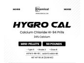 Khemical Hygro-Cal Calcium Chloride HI-94 Prills - 34% Calcium - 50 Pound (50/Plt)