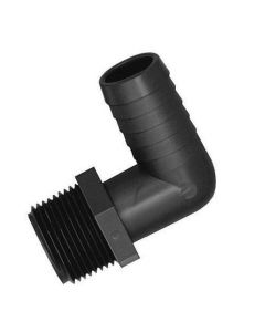 Poly 90-Degree Insert Adapter - MPT x Barb