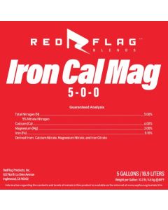 RedFlag Blends Iron Cal Mag 5-0-0 - 5 Gallon